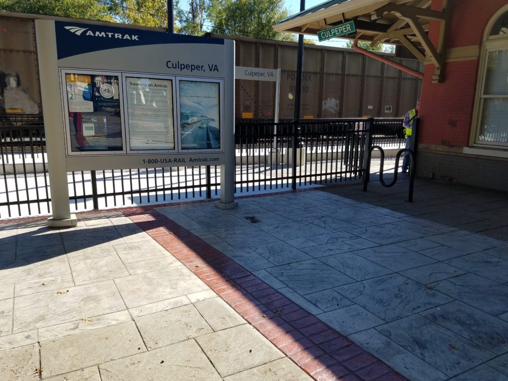 Amtrak Culpeper Station — ADA Platform Upgrades
