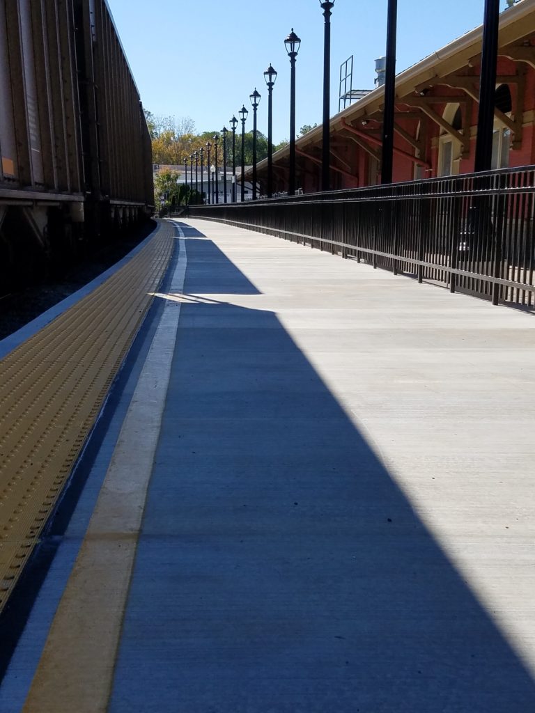 Amtrak Culpeper Station — Completed Platform